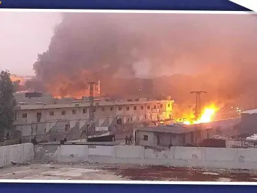 المشاهد الأولى للمفخخة التي ضربت سوق الهال بمدينة عفرين (صور – فيديو) - وكالة ستيب نيوز