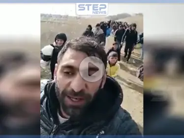 بالفيديو || مئات اللاجئين ينجحون باجتياز الحدود اليونانية برًا.. وآخرين يُمنعون من الدخول بحرًا - وكالة ستيب نيوز