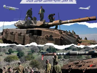 تعزيزات عسكرية إسرائيلية في الجولان المحتل بعد مقتل ثمانية مقاتلين موالين لإيران جراء القصف الإسرائيلي الذي استهدف مواقع عسكرية في سوريا - وكالة ستيب نيوز