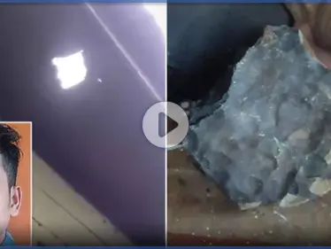 بالفيديو|| "هدية من السماء" تسقط على منزل رجل فتحوله إلى مليونير في لحظات - وكالة ستيب نيوز