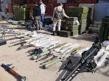 الأسد يدعم قوّاته عسكريًا من ترِكات المعارضة للأسلحة والذخائر بدرعا!! - وكالة ستيب نيوز