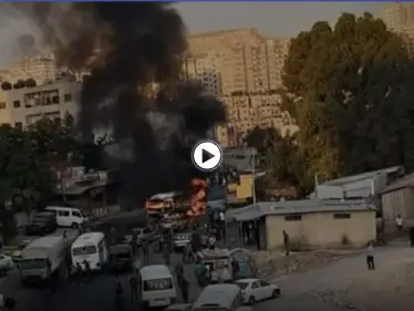 بالفيديو | قتيل بانفجار باص مبيت أربك النظام السوري في دمشق.. وتصعيد في درعا - وكالة ستيب نيوز