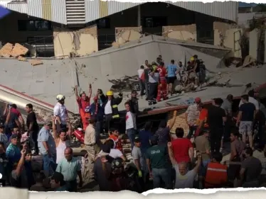 شاهد|| لحظة انهيار كنيسة بالمكسيك على رؤوس المصلين.. وقتلى ومحاصرين تحت الأنقاض - وكالة ستيب نيوز