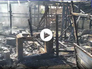 فيديو وصور || وفاة طفل وإصابات بحريق اندلع في مخيم لـ اللاجئين السوريين شمال لبنان - وكالة ستيب نيوز