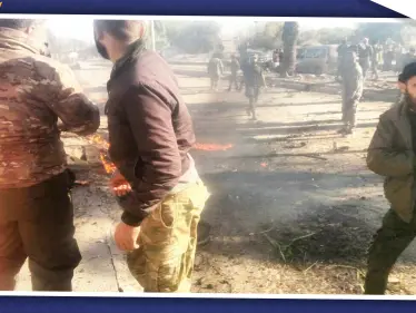 مفخخة تستهدف موكبًا لرئيس الحكومة المؤقتة ووزير الدفاع في رأس العين، قبيل اجتماع عسكري سرّي (فيديو+صور) - وكالة ستيب نيوز