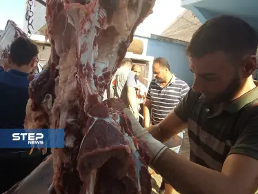 شاهد بالصور: جانب من أضاحي العيد بريف حلب الغربي - وكالة ستيب نيوز