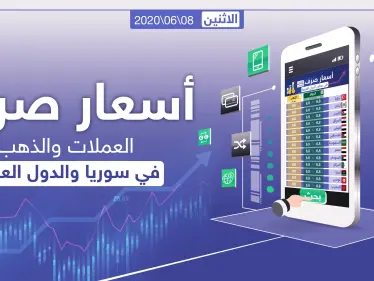 نشرة مفصلة لأسعار الذهب والعملات في سوريا والدول العربية وتركيا 08-06-2020 - وكالة ستيب نيوز