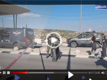 شاهد || لحظة إصابة 7 جنود إسرائيليين بعملية إطلاق نار قرب القدس - وكالة ستيب نيوز