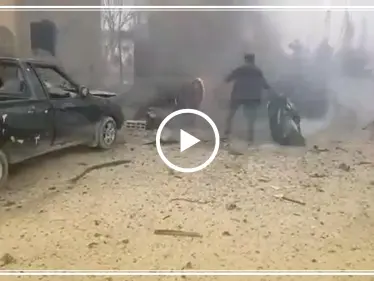 بالفيديو || قتلى وجرحى بـ