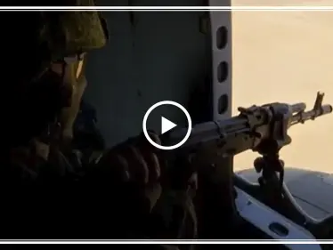 شاهد بالفيديو|| هكذا يبدو المشهد من داخل مروحيات الدورية الجوية الروسية شمال شرق سوريا - وكالة ستيب نيوز