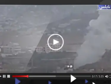 شاهد|| انفجار عبوات ناسفة لحظة مرور آليات الجيش الإسرائيلي قرب مدينة نابلس - وكالة ستيب نيوز