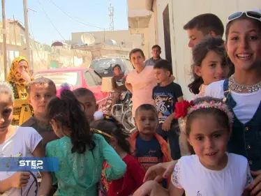 شاهد بالصور: بعض مظاهر الفرح عند الأطفال بعيد الأضحى في بلدة الجينة غرب حلب - وكالة ستيب نيوز