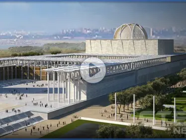 بالفيديو|| لأول مرة رفع الأذان في المسجد الأعظم ثالث أكبر مسجد بالعالم بعد الحرمين الشريفين - وكالة ستيب نيوز