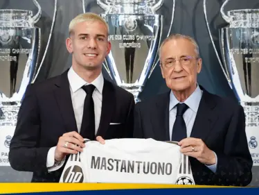 ريال مدريد يقدم لاعبه الأرجنتيني الجديد فرانكو ماستانتونو.. ما هو سر الرقم 30 - وكالة ستيب نيوز