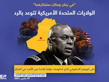 أمريكا تتوعد منفذي هجوم عين الأسد بالرد - وكالة ستيب نيوز