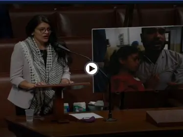 من الكونغرس الأمريكي.. رشيدة طليب بالكوفية الفلسطينية تبكي الجرائم بحق الفلسطينين - وكالة ستيب نيوز