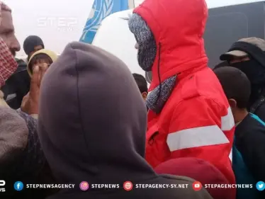 دخول الفريق اللوجستي للأمم المتحدة و الهلال الأحمر السوري إلى مخيم الركبان - وكالة ستيب نيوز