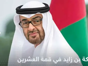 رئيس الإمارات يحسم مشاركته في قمة مجموعة العشرين بإندونيسيا - وكالة ستيب نيوز