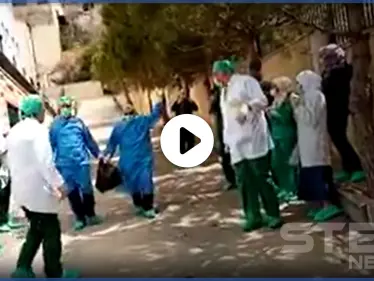 بالفيديو|| هكذا ودع الأطباء أوّل حالة شفاء بكورونا في دمشق.. والنظام السوري يعلن عن إصابات جديدة - وكالة ستيب نيوز