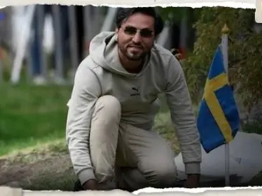 شاهد ماذا فعل صاحب أحد المحال التجارية في السويد مع المتطرف العراقي حارق القرآن (فيديو) - وكالة ستيب نيوز