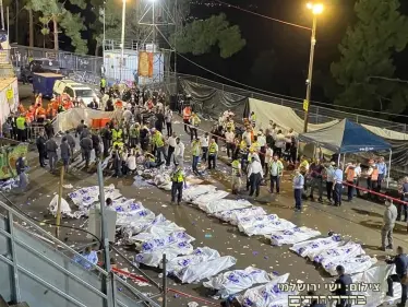 نتنياهو يصل إلى موقع كارثة التدافع الضخم شمالي إسرائيل.. وهكذا علق على الحادثة - وكالة ستيب نيوز