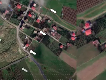 صور الأقمار الصناعية تظهر كيف 