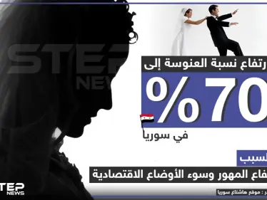أسباب زيادة نسبة العنوسة في سوريا !! - وكالة ستيب نيوز