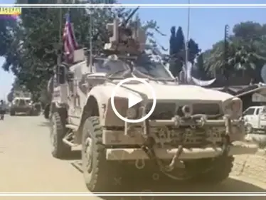 شاهد بالفيديو، القوّات الأمريكية تُسيّر دورية ومدرعتين شمال الحسكة - وكالة ستيب نيوز