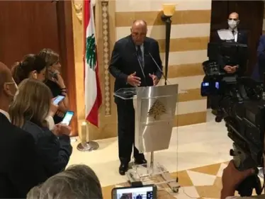 سامح شكري يتحدث عن هدف زيارته إلى لبنان ولقائه القادة السياسيين - وكالة ستيب نيوز