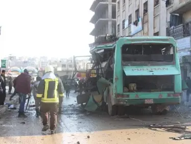 في الذكرى الأولى لـ عملية "غصن الزيتون"، عبوة ناسفة تستهدف حافلة رُكاب بعفرين وتوقع ضحايا - وكالة ستيب نيوز