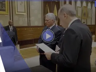 ما قصة الرسالة التي أهداها أردوغان لنظيره الكوبي وأثارت دهشته؟ (فيديو) - وكالة ستيب نيوز