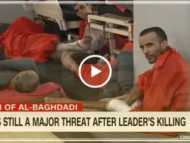 شاهد موقف أسرى تنظيم "داعش" بعد مقتل البغدادي (فيديو) - وكالة ستيب نيوز