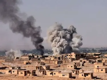 صواريخ مدمّرة يستخدمها التحالف الدولي في الباغوز، والقيادة الأمريكية تربط انسحابها بهزيمة داعش - وكالة ستيب نيوز