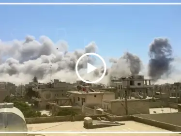 غارات مكثفة من الطيران الحربي الروسي على قرى ريف إدلب وقتلى وجرحى من المدنيين (فيديو) - وكالة ستيب نيوز