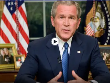 بالفيديو|| الصين تتشمت بالأمريكيين وبفشلهم في أفغانستان بإعادة نشر فيديو لجورج بوش قبل 20 عاماً - وكالة ستيب نيوز