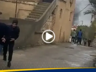 بالفيديو|| قصف إسرائيلي على جنوب لبنان رداً على هجوم صاروخي نفذه حزب الله - وكالة ستيب نيوز