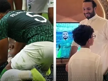بعد فوز المنتخب السعودي.. بن سلمان يصدر قراراً يخصّ اللاعب ياسر الشهراني - وكالة ستيب نيوز