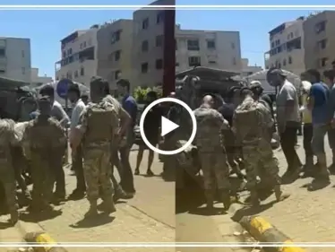 الجيش اللبناني يعتقل شباباً سوريين في بيروت (فيديو) - وكالة ستيب نيوز