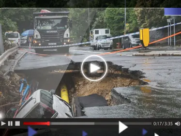 شاهد|| فيضانات لم تحدث منذ 140 عاماً.. هونغ كونغ تغرق بالأمطار والسلطات تدق ناقوس الخطر - وكالة ستيب نيوز