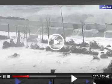 شاهد|| الأمواج وصلت لارتفاع 6 أمتار.. تسونامي يضرب سوتشي الروسية بسبب "عاصفة القرن" - وكالة ستيب نيوز