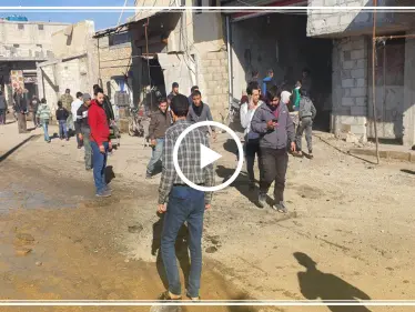 فيديو || مقتل امرأة وإصابة مدنيين بقصف ميليشيا "قسد" على مدينة اعزاز - وكالة ستيب نيوز