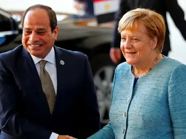 السيسي وميركل يبحثان عدّة قضايا هامّة على رأسها بلد عربي ونووي إيران - وكالة ستيب نيوز