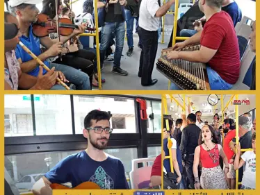 حملة الباص الثقافي  .. بس وين بدو يقعد المواطن يا ترى ???????? - وكالة ستيب نيوز