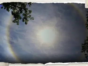 شاهد|| هالة تحيط بالشمس تظهر بمناطق سعودية تثير جدلاً وخبير يوضح الأسباب - وكالة ستيب نيوز