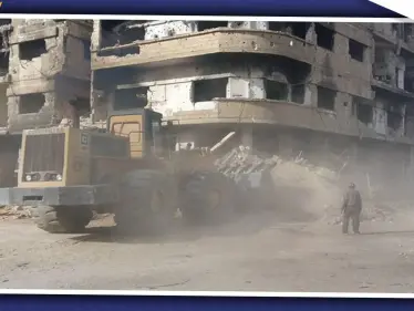 النظام السوري يبدأ بترحيل الأنقاض من مدينة داريا غربي دمشق.. والتفاصيل! - وكالة ستيب نيوز