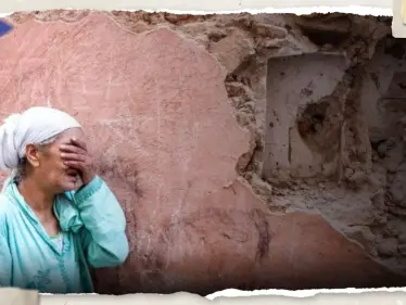 مشهد يفطر القلب.. أم مغربية تبحث عن أطفالها تحت أنقاض منزل مدمر وتردد هذه العبارات! - وكالة ستيب نيوز