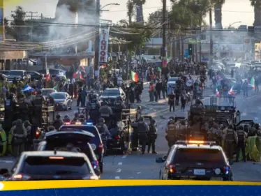 احتجاجات لوس أنجلوس تتحول إلى أزمة أمنية... وترامب ينشر الحرس الوطني لمواجهتها - وكالة ستيب نيوز