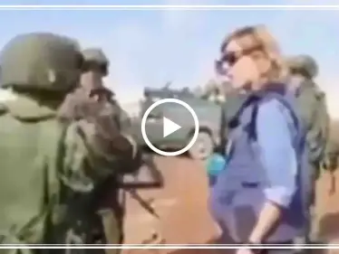 شاهد بالفيديو|| صحفية سورية تتحدى جندي من دورية تركية روسية مشتركة قائلة "هذه أرضنا" - وكالة ستيب نيوز