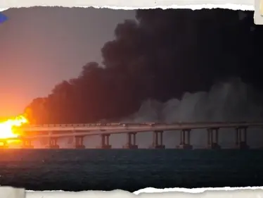 أوكرانيا تقصف جسر القرم مجدداً وروسيا تتوعد بالرد - وكالة ستيب نيوز