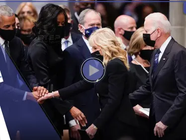 بالفيديو|| كولن باول يجمع للمرة الأخيرة بايدن وأوباما وبوش بواشنطن بحضور سيدة أمريكا الأولى - وكالة ستيب نيوز